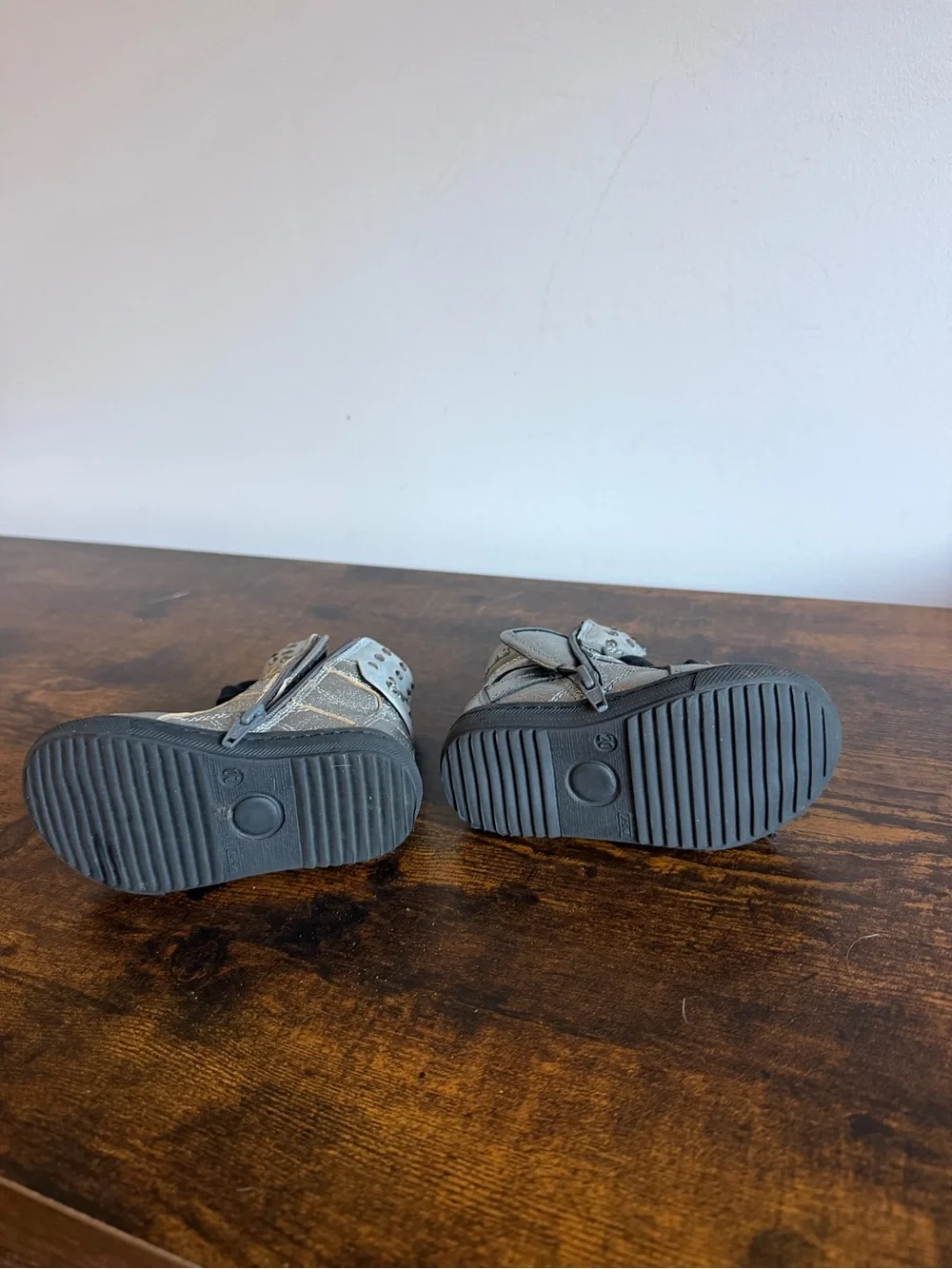 GF Ferre Metallic Leather High-Top Toddler Shoes – EU 20, Made in Italy